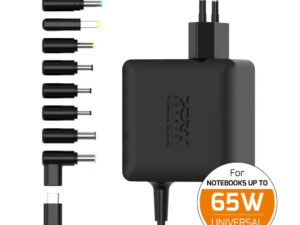Alim universelle notebook 65W GaN2 USB + Plug